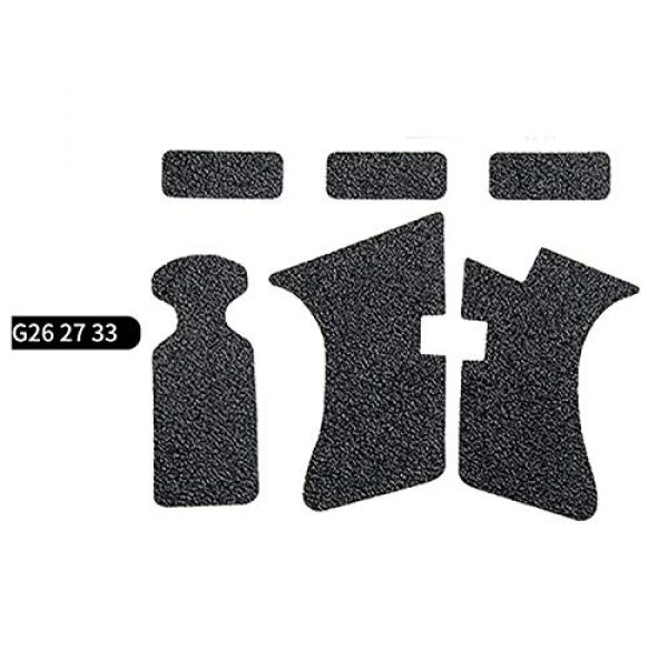 FIRECLUB  1 FIRECLUB 2 Set Non-Slip Rubber Texture Grip Wrap Tape Glove for Glock 17 19 20 21 22 25 26 27 32 33 38 43 Holster 9mm Pistol Accessories