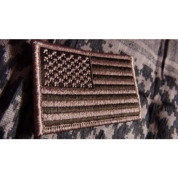 Cpatches Airsoft Patch 2 Tactical USA Flag Patch - Desert Tan 2"x3" Hook and Loop backing