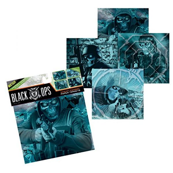 Black Ops  1 Black Ops Ghost Paper Targets - 2 Pack 20 ct Targets - Fun With All Ammo