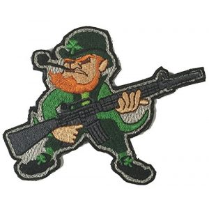 Gadsden and Culpeper Airsoft Patch 1 Evil Leprechaun AR-15 Tactical Morale Patch