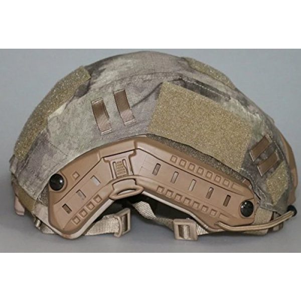 OSdream 4 OSdream Tactical Military Helmet Covers Camouflage Cover Airsoft Paintball Shooting Helmet Accessory Only A Cover and US Flag Patch Without Helmet