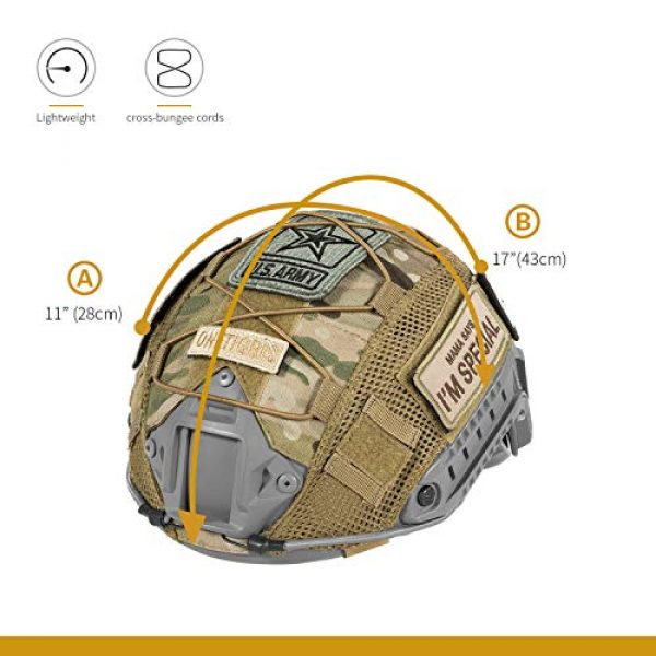 OneTigris 4 OneTigris Multicam Helmet Cover - No Helmet