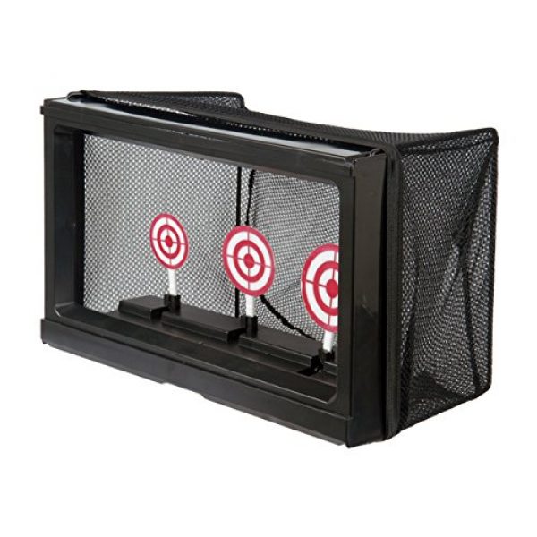 BBTac  5 BBTac Airsoft Target with Auto-Reset, Stand, Trap Net Catcher, for Airsoft Gun Shooting BB Pellets Indoor Outdoor