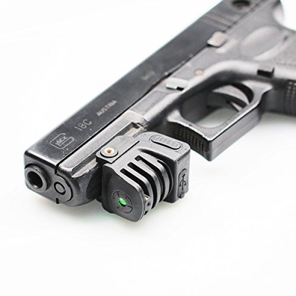 Red Iron Tactical  6 Red Iron Tactical Green Dot Laser Sight for Handguns Rifle Pistol
