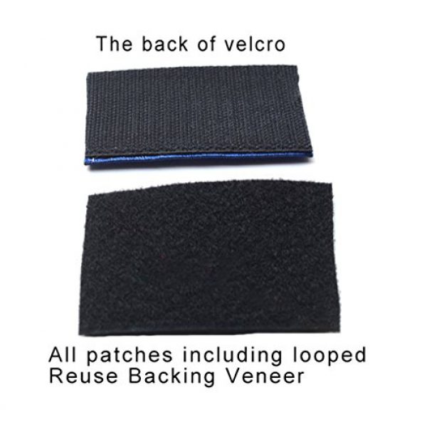 Military Ba Airsoft Patch 7 USA American Flag Tactical Patches Bundle, Patch for Uniforms Jackets Hats Bags Embroidered Patch 9 PCS