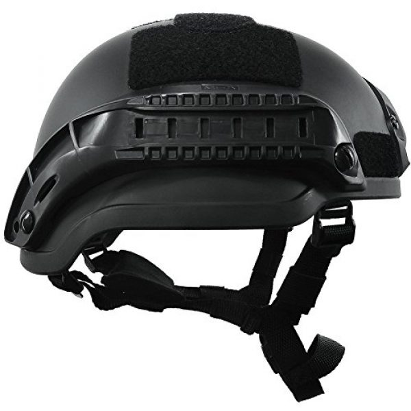 ATAIRSOFT 3 ATAIRSOFT PJ Type Tactical Airsoft Paintball MICH 2002 Helmet with Side Rail & NVG Mount