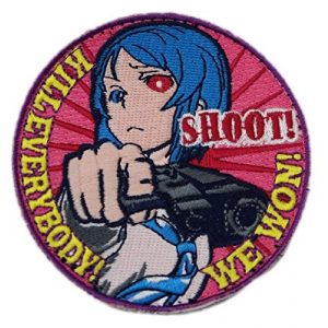 WAPPEN-YA DONGRI Airsoft Patch 1 [Japan Import] 100% Embroidery Verclo Patches Weapon Girl A0037 (Type1)
