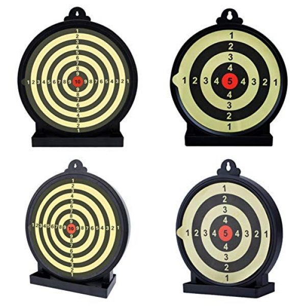 URMAGIC  7 URMAGIC 6/12Inch Bullseye Targets,Youth Field Point Bag Archery Target with Rings,Hunting Shooting Target Set,Airsoft Tactical Paintball Target,Target Practice Accessory for Adults/Kids