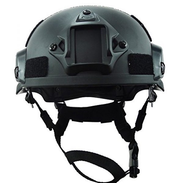 ATAIRSOFT 4 ATAIRSOFT PJ Type Tactical Airsoft Paintball MICH 2002 Helmet with Side Rail & NVG Mount