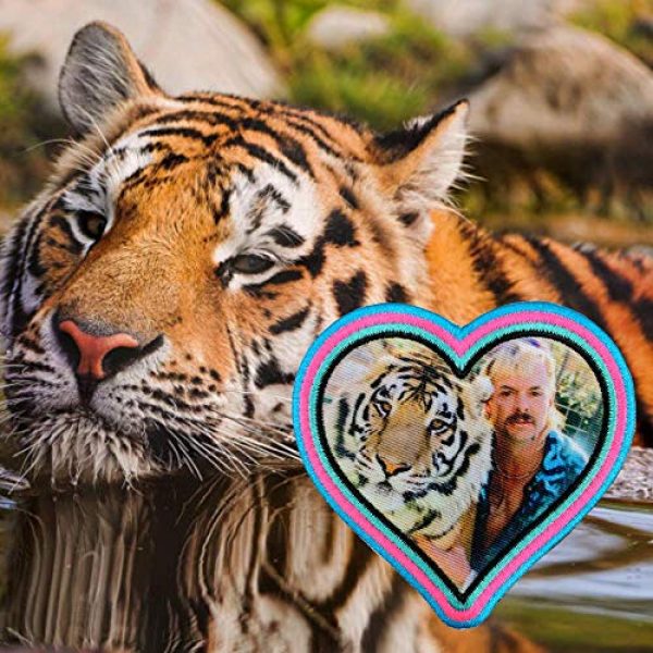 Violent Little Machine Shop Airsoft Morale Patch 4 Violent Little 'Heart of The Tiger King' Joe Exotic Morale Patch with Velcro
