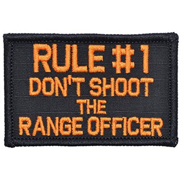 Tactical Gear Junkie Airsoft Patch 1 Rule #1 Don't Shoot The Range Officer - 2x3 Morale Patch