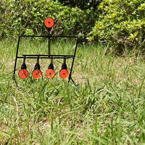 HIRAM 6 Hiram Air Gun Pellet BB Gun Resetting Target, Rated for .22 .177 Caliber