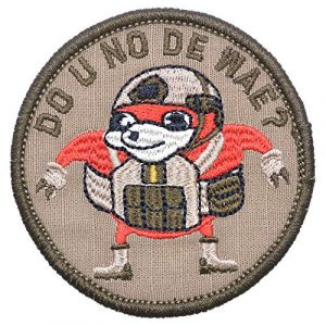 Tactical Gear Junkie Airsoft Patch 1 Ugandan Knuckles"Do You Know De Wae" 2ndLt Combat Knuck Patch - 3 inch Round Morale Patch
