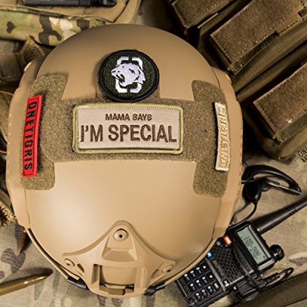 OneTigris Airsoft Morale Patch 4 OneTigris Original Patch Tactical Morale Military Patch Mama Says I'm Special (A)