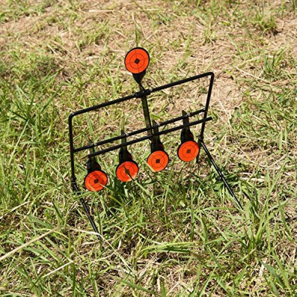 HIRAM 7 Hiram Air Gun Pellet BB Gun Resetting Target, Rated for .22 .177 Caliber