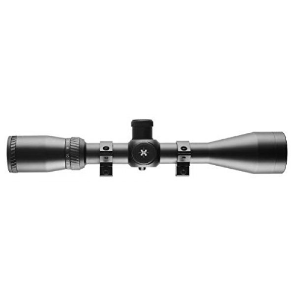 AXEON Rifle Scope 3 AXEON Optics 4-16x44mm EDR Etched Dot Reticle Adjustable Parallax Rifle Scope for Hunting - Includes 11mm Gun Scope Mounting Rings, Black