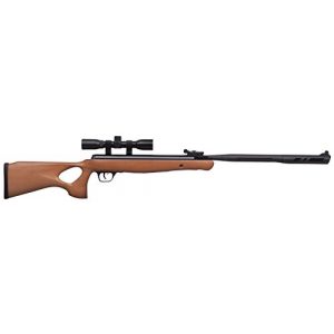 Crosman Air Rifle 1 Crosman CVH17RDNS-WX .177-Caliber Valiant Wood Nitro Piston Elite Powered Break Barrel Air Rifle With 4 x 32mm Scope