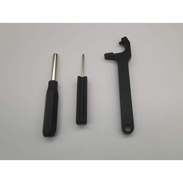 IORMAN Glock Pistol Take-Down Pin and Sight Tool 1 IORMAN 3 pcs Front Sight Installation Hex Tool and Pin Punch and Magazine Disassembly Tools for Glock