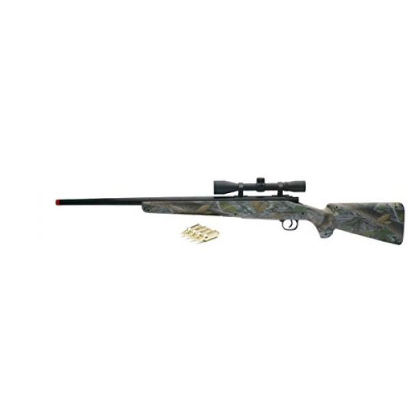 New-Ray Toy Rifle 1 New-Ray Real Camo Single Barrel with Scope, Green
