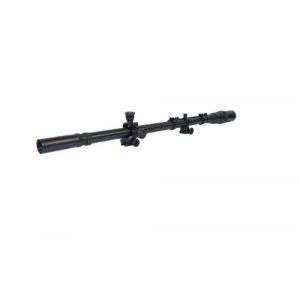 Hi-Lux Optics Rifle Scope 1 Hi-Lux Optics Malcolm Series 8X USMC Sniper Riflescope with Mounts and Spring, Matte Black