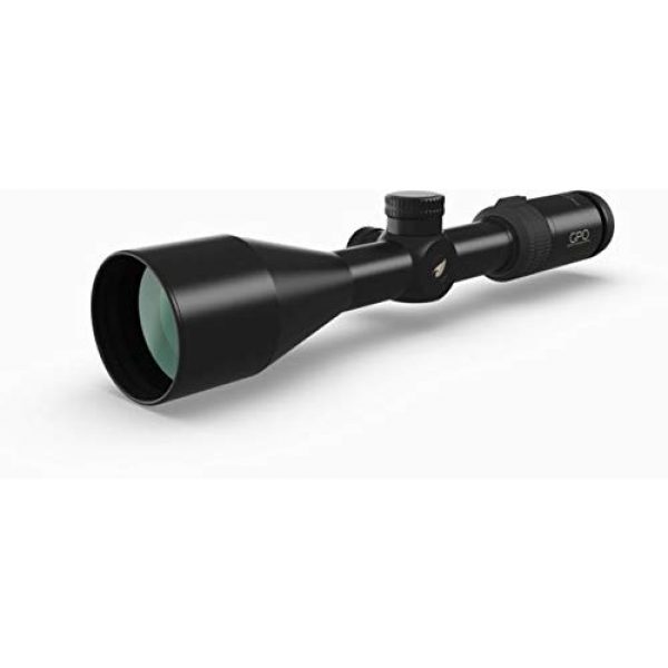 German Precision Optics Rifle Scope 4 German Precision Optics GPO PASSION™ 4X 3-12x56i Riflescope, G4i Illuminated Reticle, Black