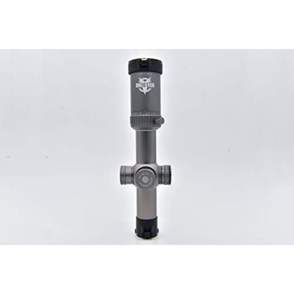 DOMIC TECH Rifle Scope 5 DOMIC TECH DT4 /1-4x24 IR Rifle Scope, a True 1x, Tactical, Optical, Reliable and Professional Sniper Rifle-Scope.