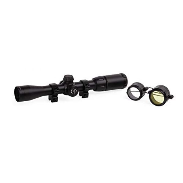 CenterPoint Optics Rifle Scope 6 CenterPoint Optics LR392RG2 Red/Green 3-9x32mm Illuminated Hunting Riflescope With Mil-Dot Reticle And Dovetail Rings