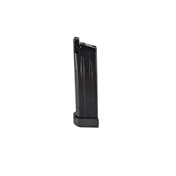 Lancer Tactical Airsoft Pistol 6 Lancer Tactical WE-Tech Hi-Capa 6" IREX Competition Full Auto Gas Blowback Airsoft Pistol Black Silver Gold Barrel