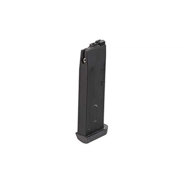 BULLDOG AIRSOFT Airsoft Pistol Magazine for SR92 GBB 3 SR92 Airsoft Gas Magazine GBB Gas Blowback - Black - 25 Rounds - for M9 Series