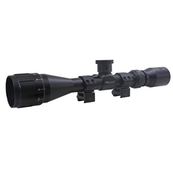 Gamo Rifle Scope 4 Gamo 270-39X40AOWRTB Sweet 270 AO 3X-9X 40mm Rifle Scope, Multi