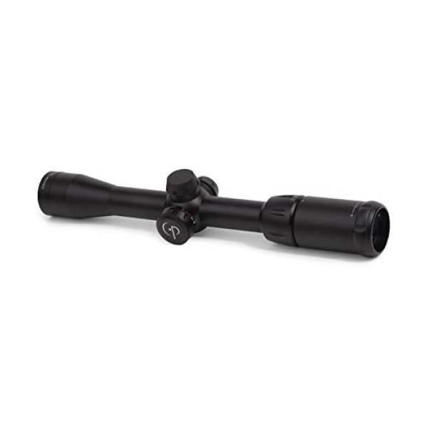 CenterPoint Optics Rifle Scope 3 CenterPoint Optics LR392RG2 Red/Green 3-9x32mm Illuminated Hunting Riflescope With Mil-Dot Reticle And Dovetail Rings