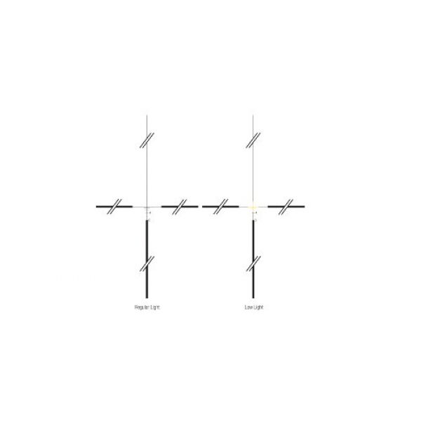 Trijicon Rifle Scope 5 Trijicon ACOG TA01-D-100317 4x 32 Tritium Only, Center Illuminated Amber Crosshair .223 Reticle Scope, Sniper Gray