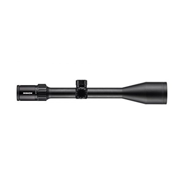 MINOX Rifle Scope 1 MINOX ZX5i 5-25x50 SF Anti-Fog Illuminated German 4 Compact Tactical 30 mm Riflescope with 5X Magnification and PLEX BDC Stepless Reticle for Deep Twilight Short and Long-Range Shooting Distances