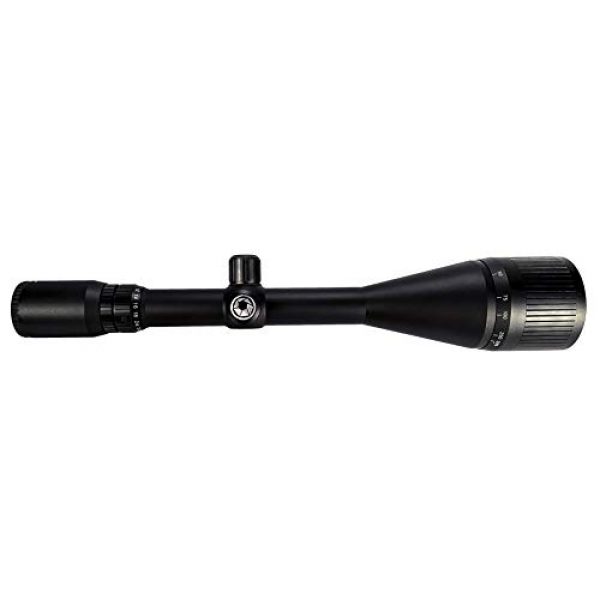 BARSKA Rifle Scope 4 BARSKA AC13524 Varmint 10-40x60 Rifle Scope Trace MOA V2 Reticle Adjustable Objective, Black, One Size