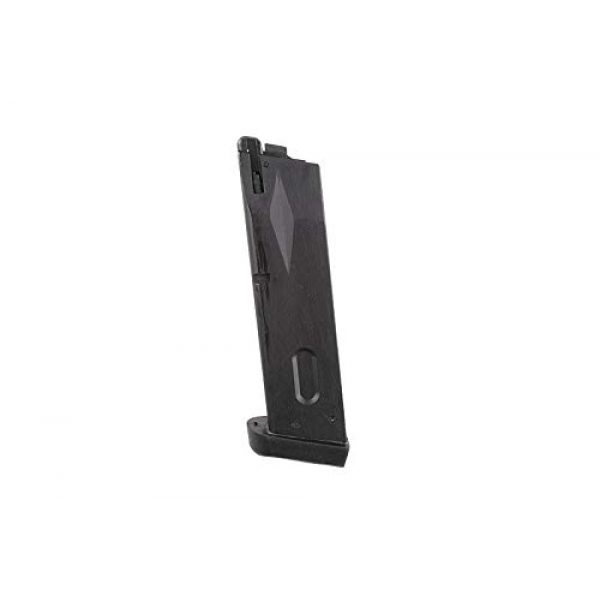 BULLDOG AIRSOFT Airsoft Pistol Magazine for SR92 GBB 1 SR92 Airsoft Gas Magazine GBB Gas Blowback - Black - 25 Rounds - for M9 Series