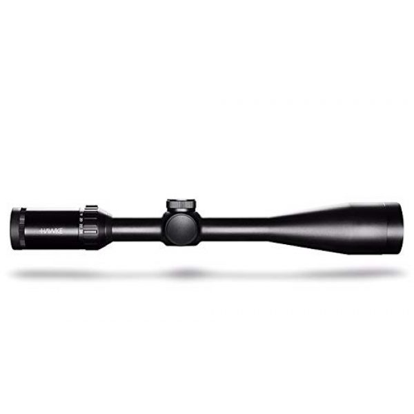 Hawke Sport Optics Rifle Scope 2 Hawke Sport Optics 14162 Vantage SF 6-24x44 1/2 Mil Dot (Black) and Hawke 2-Pc Medium Weaver Rings Kit