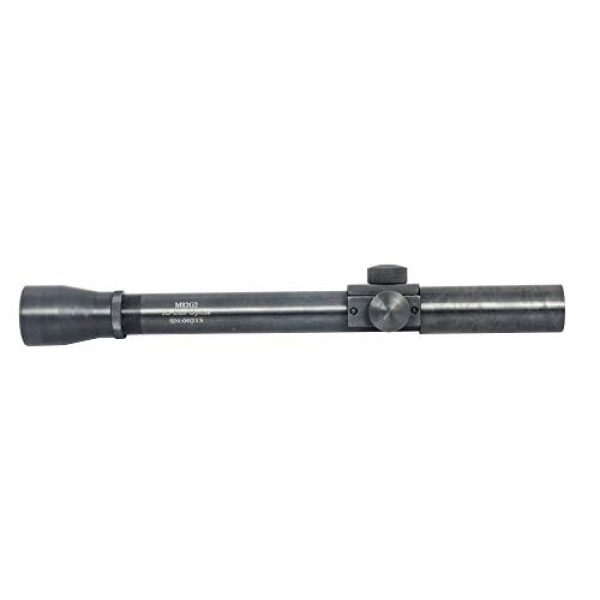 Hi-Lux Optics Rifle Scope 3 Hi-Lux Optics M82G2 Vintage Rifle M82G2 2.5 x 7/8" Tube Reproduction Scope, Black