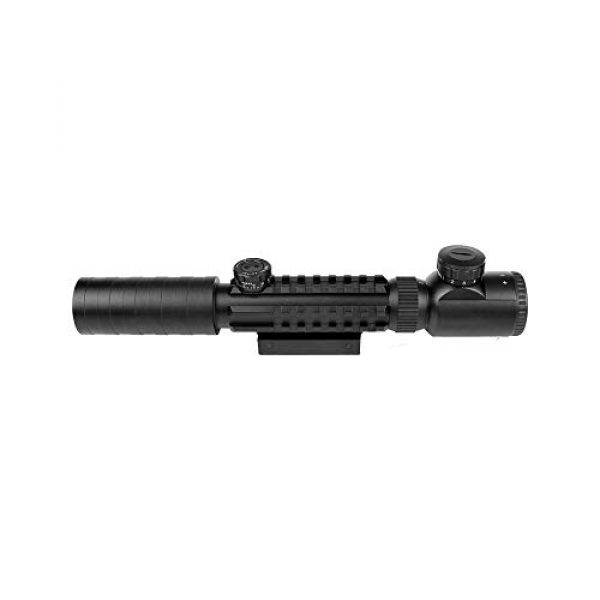 Binow Rifle Scope 2 Binow 3-9X32E Rifle Scope with Red Green Illuminated BDC Reticle