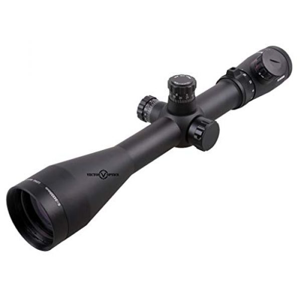 Vector Optics Rifle Scope 6 Vector Optics Reaper 6-24x50mm, Red & Green Illuminated Reticle, 30mm Tube, 1/4 MOA Second Focal Plane (SFP) Riflescope