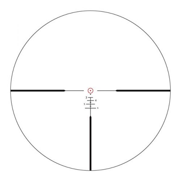 Vanguard Rifle Scope 6 VANGUARD Endeavor RS VII 1-7x44 30mm Riflescope, Dispatch TAC Reticle, Illuminated