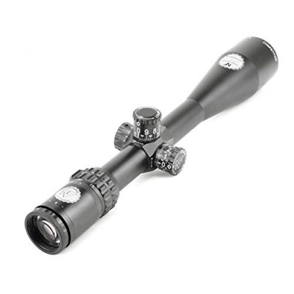 NightForce Rifle Scope 7 NightForce COMPETITION 15-55x52mm Rifle Scope for Target Shooting, Black, 30 mm, .125 MOA - FCR-1