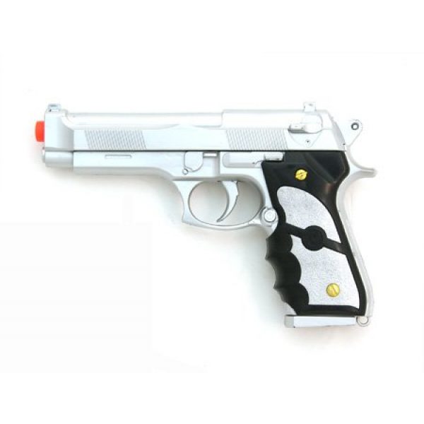 UKARMS Airsoft Pistol 1 silver airsoft spring pistol m757s 1/1 full scale 200 fps(Airsoft Gun)