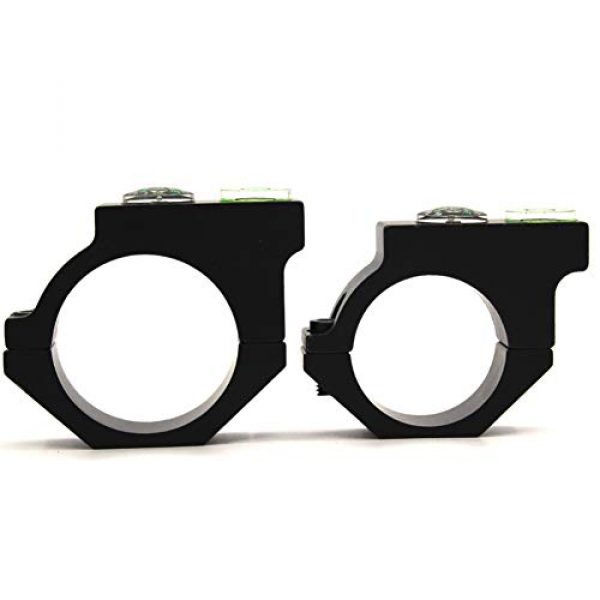 ELAN MILRE Rifle Scope Level 6 ELAN MILRE Metal Hunting Scope Bubble Level Mounts Ring 25.4mm/30mm Rifle Scope mounts Level Ring with Compass