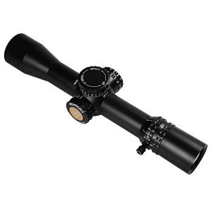 NightForce Rifle Scope 1 Nightforce Optics 4-16x42 ATACR Series Riflescope, Matte Black with Digillum Illuminated First Focal Plane Mil-XT Reticle, Side Parallax Focus, 34mm Tube