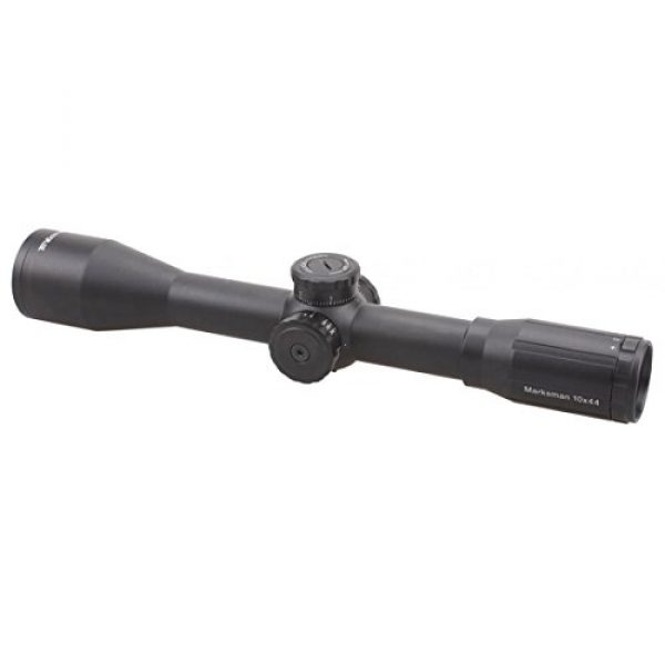 Vector Optics Rifle Scope 4 Vector Optics Marksman 10x44mm 1/10 MIL Hunting Riflescope with MP Reticle, Free 30mm Mount Rings, Lens Covers and Honeycomb Sunshade (Matte Black)
