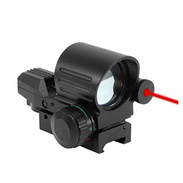 BESTSCOPE Rifle Scope 1 BESSCOPE Update 4 Style Reticles Red Dot (Red and Green) with Red Laser Assisted Aiming Function Aiming
