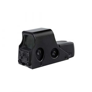 Without Rifle Scope 1 Toy Gun Sight Red dot Sight Magnification Hunting Mirror 22mm Tactical Optical Accessories Green Red Dot Scope Holographic Collimator Reflex 4 Scope (Color : Black)
