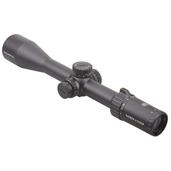 Vector Optics Rifle Scope 5 Vector Optics Taurus 4-24x50mm First Focal Plane (FFP) 1/10 MIL Tactical Riflescope with Red Illuminated Reticle, 30mm Mount Rings, Lens Covers and KillFlash