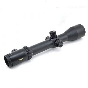 TOTEN Rifle Scope 1 TOTEN Rifle Scope 2-24X50 Riflescope Side Focus Military Mil-dot Hunting Tactical 35MM with 11 MM Dovetail Mounting Rings and Sunshade