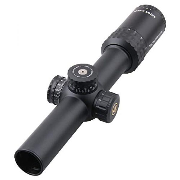 Vector Optics Rifle Scope 1 Vector Optics Aston 1-6x24mm, 1/2 MOA, Red Illuminated,30mm Tube Second Focal Plane (SFP) Rifle Scope
